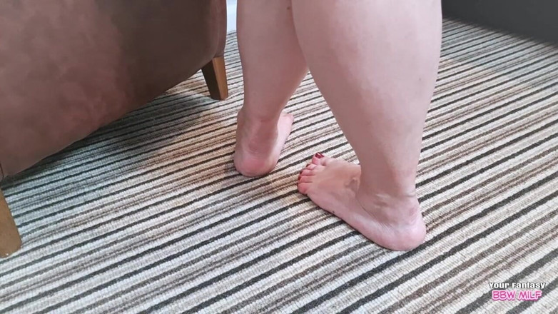 BBW_Wife: Чи достатньо цього мого великого цицька для вас? Домашня дупа зрілої натуральної дружини-товстушки з великими цицьками
