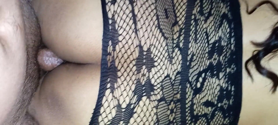 Mxfun30: Latina MILF šuká můj zadek v černém prádle