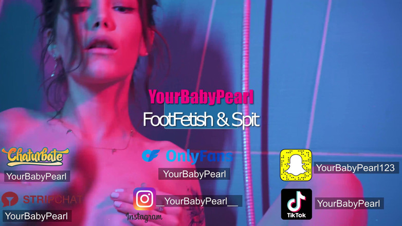 Pink Lights Entertainment: YourBabyPearl - muncrat orgasme fetish kaki di kamar mandi