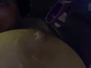 Real homemade BBW BBC porn: Bbwbootyful pegging squeezing my big boobs