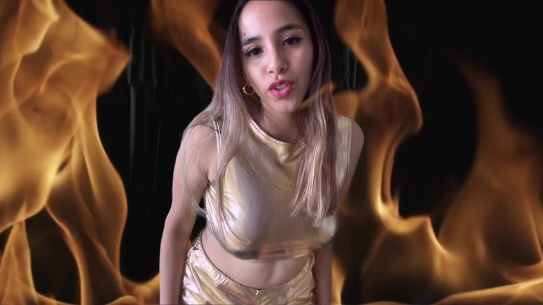 Goddess Alexa femdom: Pecado por tu dios dorado