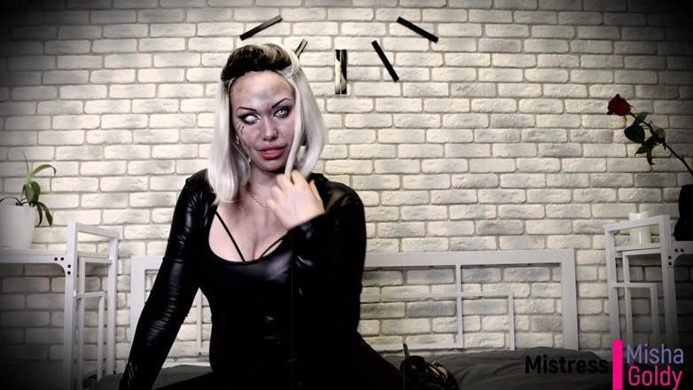 Goddess Misha Goldy: Maximum of Torment in Your Own Kinks!