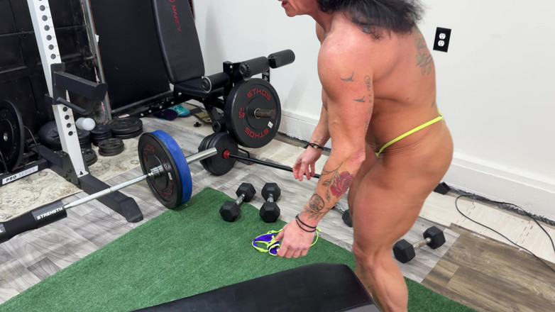 Kandylegsxxx: Fucking in the Gym Part 4kandy Sucks and Fucks the Godfather