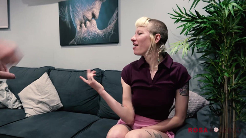 rosarosebud: Fake Casting Call Reversed: She Gets Him to Fuck All 3...