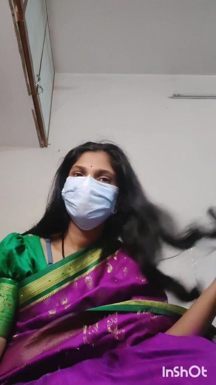 Desishycouple: Desi Bhabhi Shivani Napalona w Pink Sari.