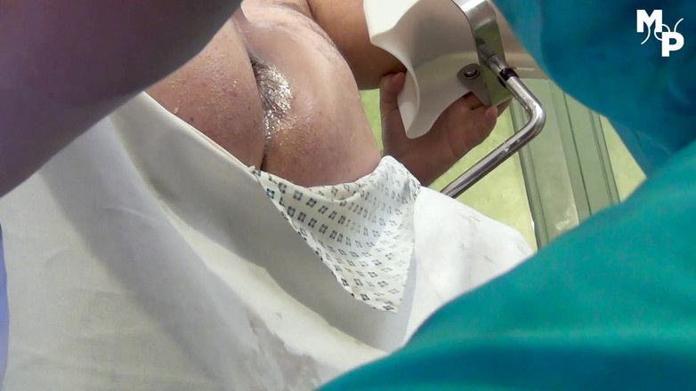 Marcus Pollack Gay: Pornstar Marcus Pollack on doctors gyno chair for extreme anal