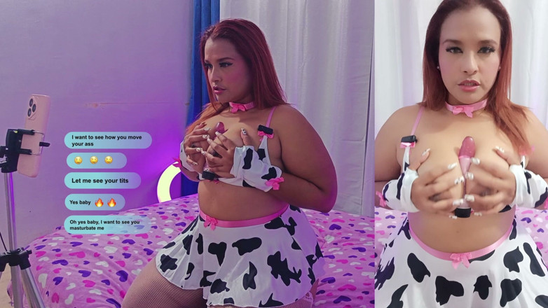 Gina Halime: Vaquita Gina Pleases Voyeuristic Fantasy by Video Call