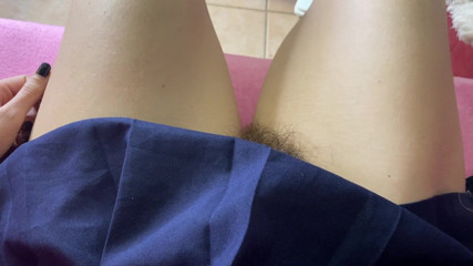 Cuteblonde666: Hairy bush fetish closeup