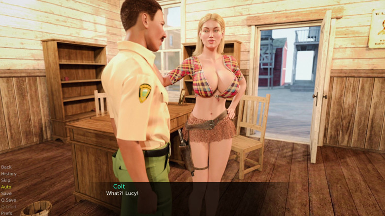 Porngame201: Lucy dan daltons yang beruntung di wild west 1