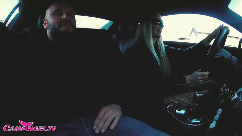 CamAngel: Audi R8 testfahrt &amp; outdoor-porno