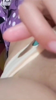 Amateur Actress Masturbates and Touches Her Big Tits