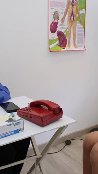 Wife Has Sex with Well-endowed Gynecologist While Her Husband Waits in the Room!
