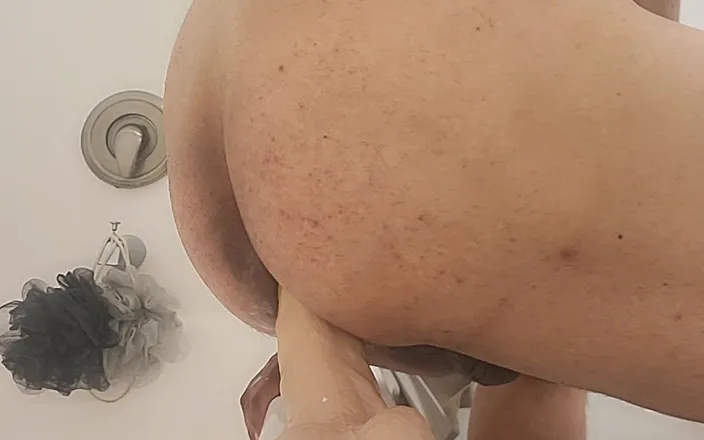 Pooh bear: Dildo in Bath Room