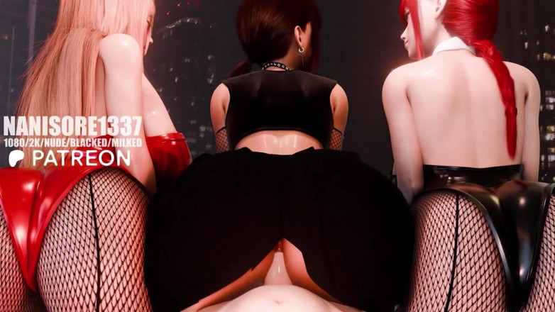 Nanisore1337: Kobeni Power Makima omvänd cowgirl POV