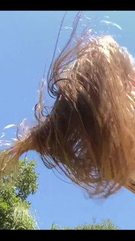Shaking Out My Long Hair