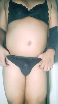 Sexy Desi Ladyboy Plays Alone