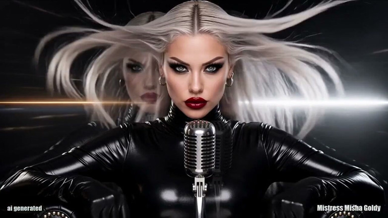 Goddess Misha Goldy: Mudança de voz Meu tom Liga e Desliga seu pau