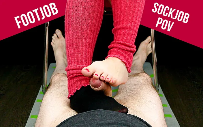 House of Era: Footjob and Sockjob for you POV