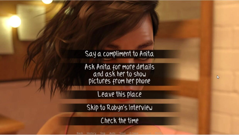 XXX Games Bunk: Weekend Lollygagging - gameplay - juego de roles - investigación de Anita - 69 y...