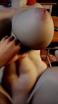 Bowsette chevauche une bite sur une chaise en amazone | Super Mario, parodie porno