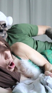 Stepdaughter Has Sex with Masked Stepdad - That Wasn't My Boyfriend Omg