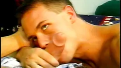 Young gay spends the night at a friend's house