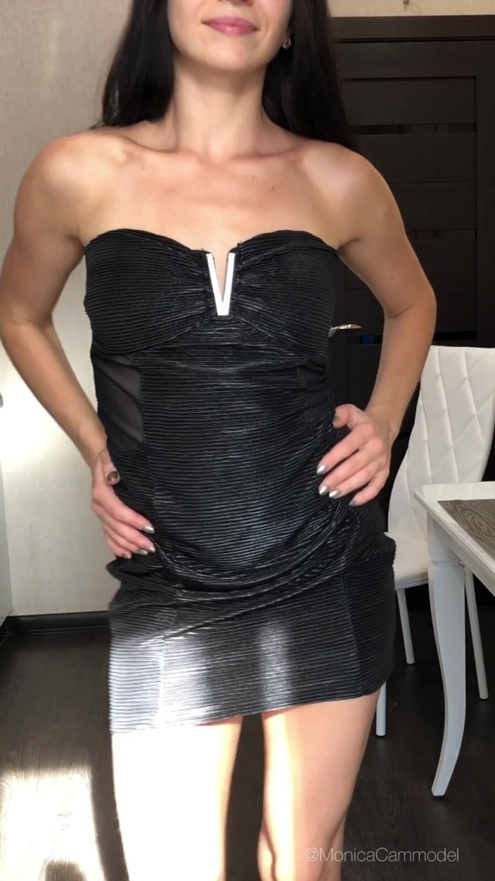 Princess Monica: Modeling Clip in 9 Different Dresses