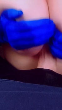 Sloppy Deepthroat & Titfuck in Blue