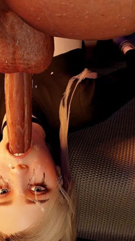 Bdsm bondage porno 3d - cewek semok rambut pirang nyepong kontol sampai dientot di muka
