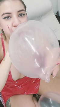 POV 풍선 콘돔 큰 팝 B2p 고무
