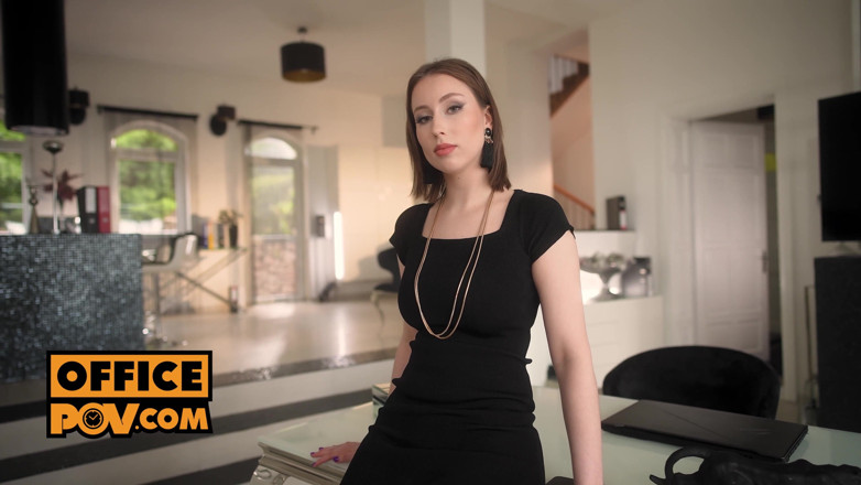 OfficePOV: POV - ein geiler dreier mit der heißen blonden barbie Brill...