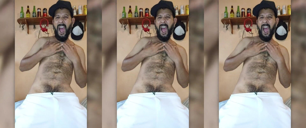 Stink HairyMale: Transparent white shorts