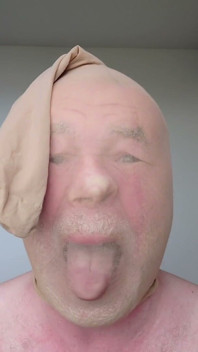 Selfie Collage with Masks Made of Tights