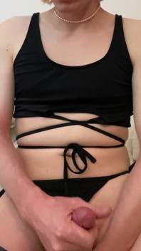 Irish Femboy Loves Stroking Cock for You
