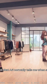私の新しいガールフレンド - ヴァイオレットは私の友達に自分を見せびらかすのが大好きです
