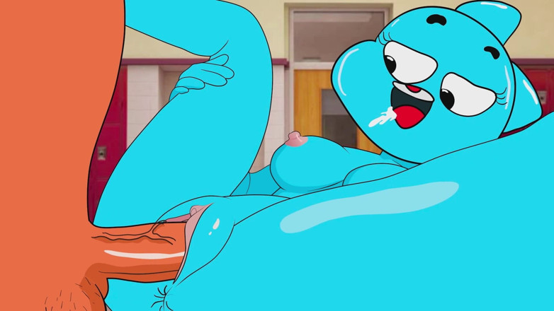 Hot anime xxx: Nicole Watterson fickt mit Darwim - the Amazing World of Gumball...