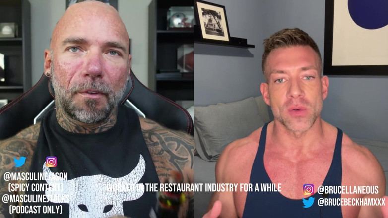 Raw and Uncensored with Masculine Jason: 포르노 스타 고백 - Bruce Beckham 에피소드 140