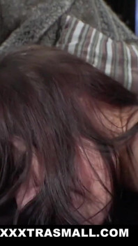 Hot petite teen gets tight pussy filled