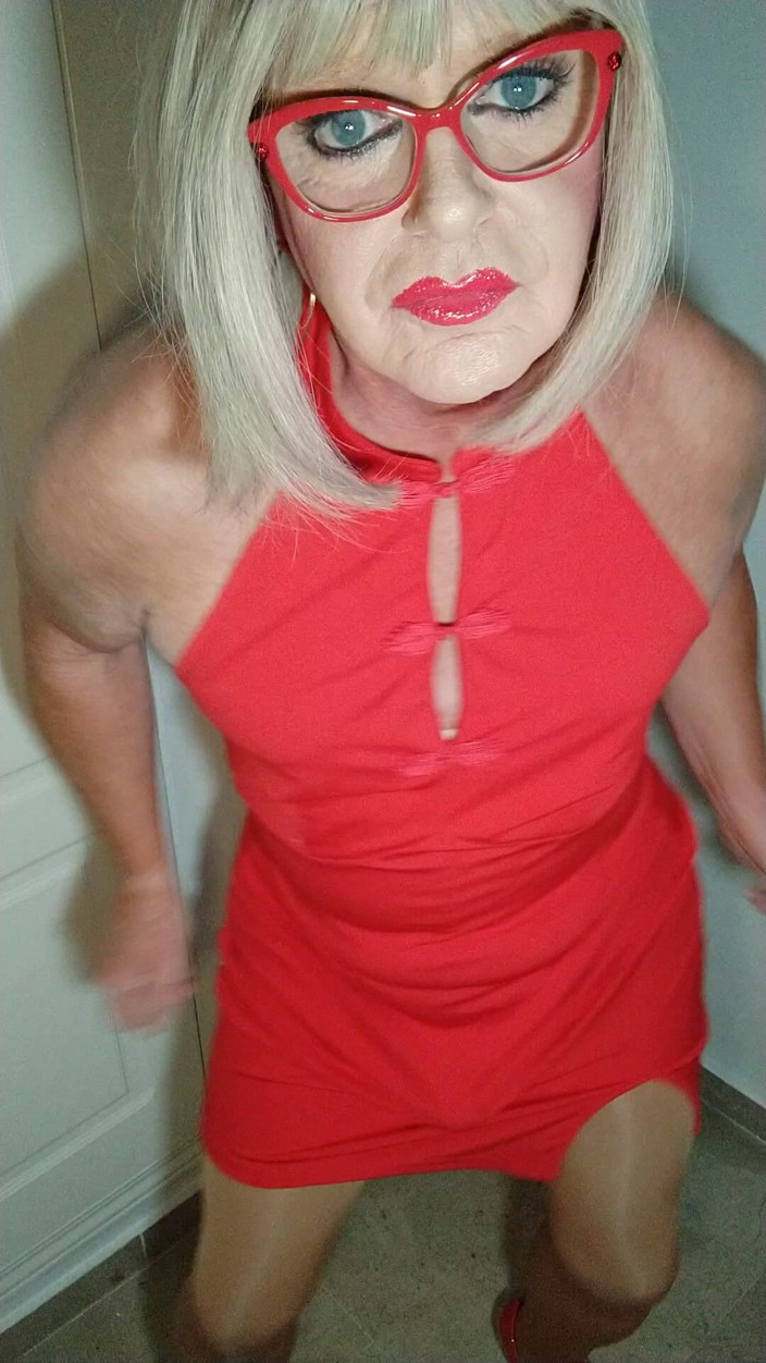 Little miss browne ts: Little Red Dress, Cumming Everywhere