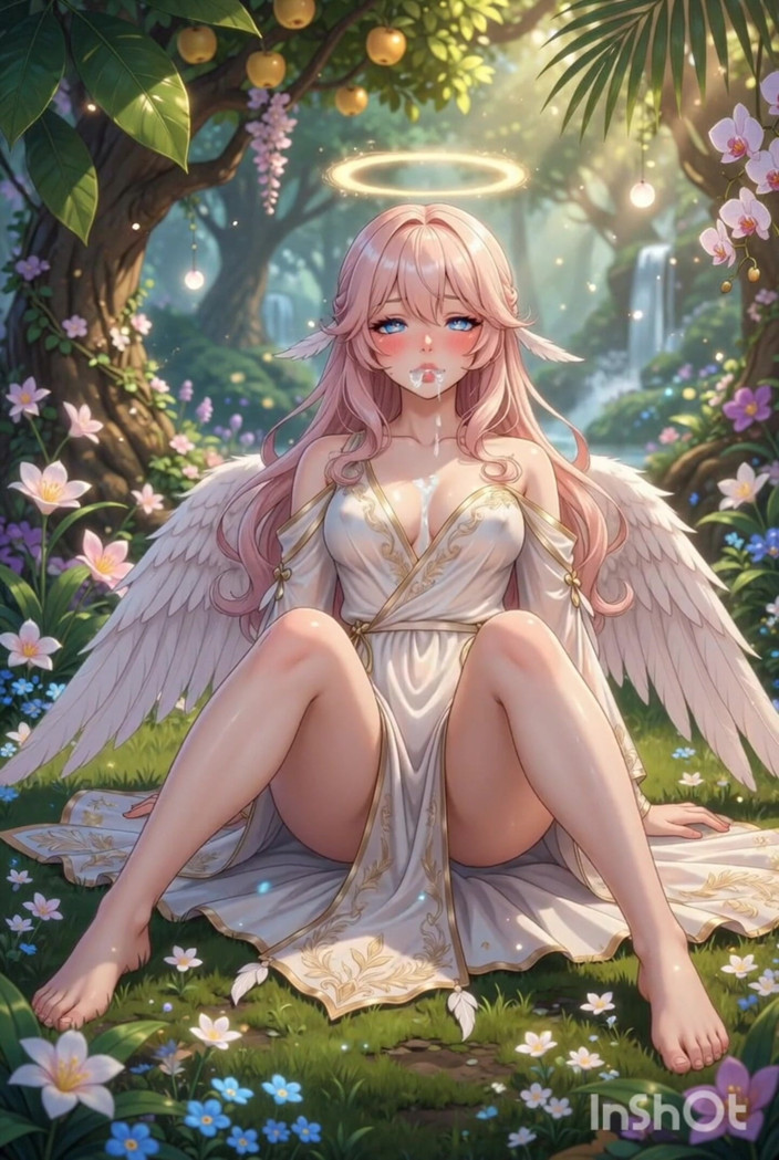 Wertstofsamler: Hentai Angel dengan buah dada besar melancap