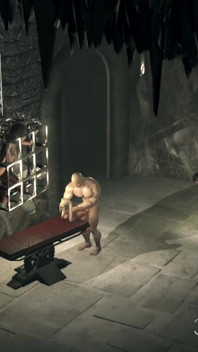 Beautiful girl teen gets fucked hard by big monster in the dark dungeon