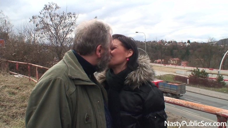 Nasty Public Sex: Hot teen Elis Diamond fucked outdoor by Pavel Terrier