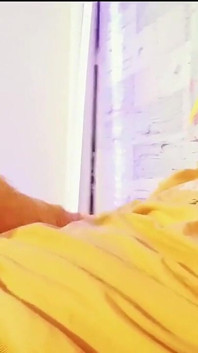 Jerking my big uncut cock until I cum. Would you like me to cum in your ass next?