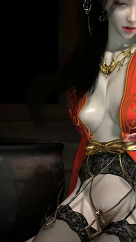 3D Big Boobs Mature MILF Wearing Sexy Dress Got Fucked so Hard