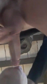 Nylon MILF Tied up with a Ring Gag and Face Fucked