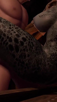 Lusty Argonian maid spreads her legs : Skyrim 3D porn parody