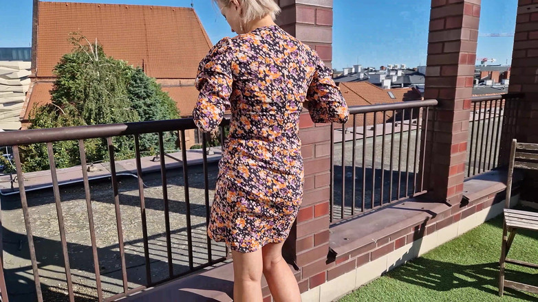 Wanilianna: Consolador anal de vidrio en la parte superior del techo -...