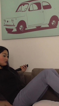 Japanese Nylon Foot Domination