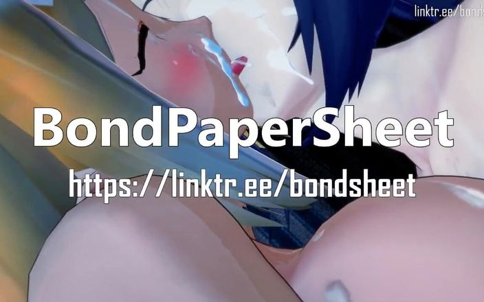 Bond Sheet: Мисс Makima заставляет ее раком разлить сперму для нее