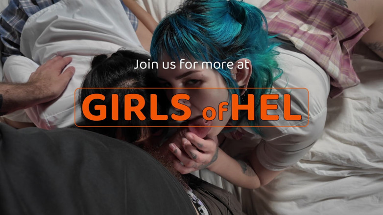 Girls of Hel: Bound Orgasms for Hot Babe Alexa of Hel - Rope Bondage...